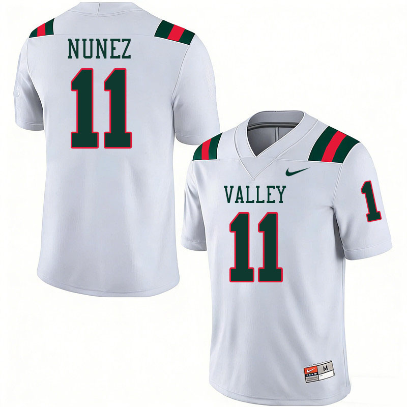 Mississippi Valley State Delta Devils #11 Brandon Nunez College Football Jerseys,Uniforms Stitched-W